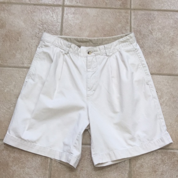 haggar pleated shorts